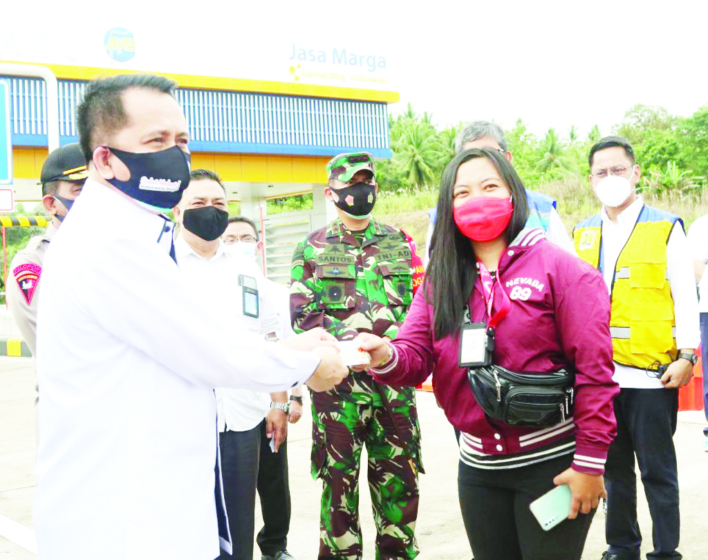 2 Minggu Gratis, Tol Manado-Bitung Resmi Dibuka